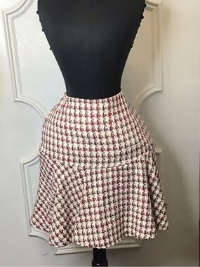 Maeve by Anthropologie Tweed Skirt with Flare Size 4